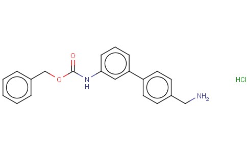 (4'-AMINOMETHYL-BIPHENYL-3-YL)-CARBAMIC ACID BENZYL ESTER HYDROCHLORIDE